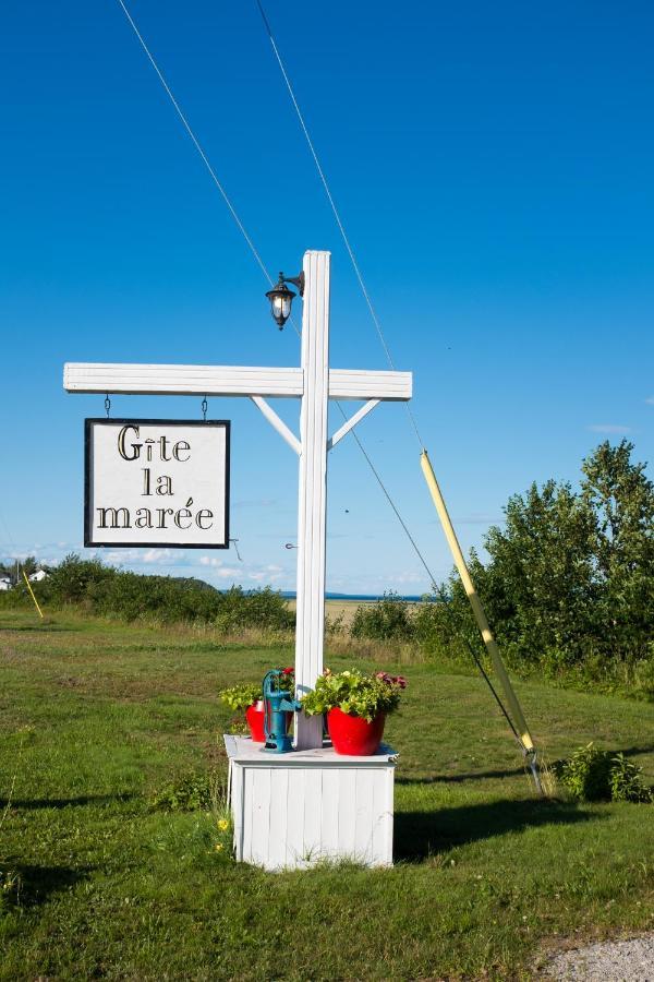 Gite La Maree Portneuf Sur Mer Exterior foto